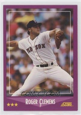 1988 Score - [Base] #110 - Roger Clemens