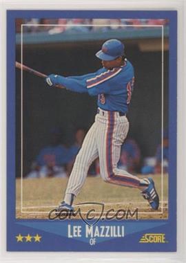 1988 Score - [Base] #158.2 - Lee Mazzilli (Mazzilli on Back)