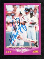 Wade Boggs [JSA Certified COA Sticker]