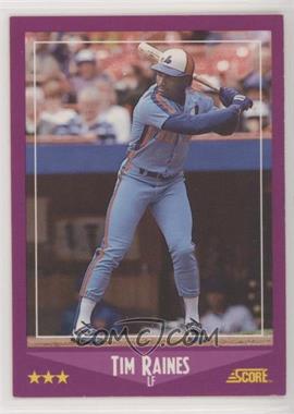 1988 Score - [Base] #3 - Tim Raines