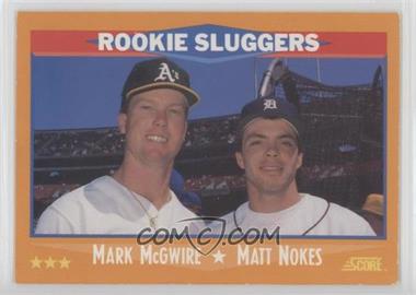 1988 Score - [Base] #648 - Matt Nokes, Mark McGwire