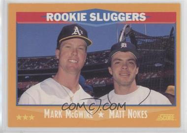 1988 Score - [Base] #648 - Matt Nokes, Mark McGwire
