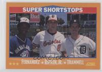 Tony Fernandez, Cal Ripken Jr., Alan Trammell