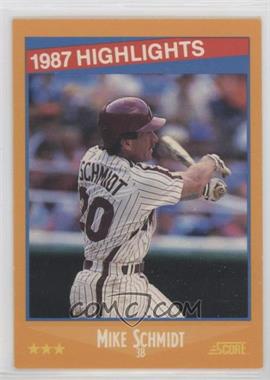 1988 Score - [Base] #657 - Mike Schmidt [EX to NM]