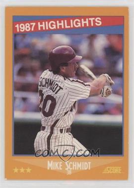 1988 Score - [Base] #657 - Mike Schmidt [EX to NM]