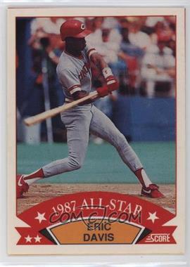 1988 Score - Wax Box Bottom All-Star Box Bottoms #15 - Eric Davis