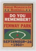 Fenway Park (Ted Williams)