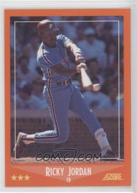 1988 Score Rookies & Traded - Factory Set [Base] - Glossy #68T - Ricky Jordan