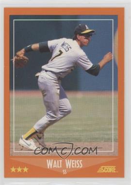 1988 Score Rookies & Traded - Factory Set [Base] #102T - Walt Weiss