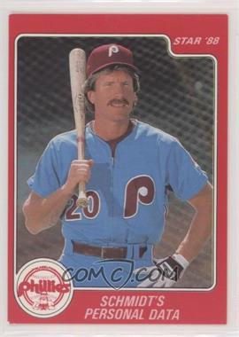 1988 Star Don Mattingly & Mike Schmidt Baseball's Best - [Base] #10 - Schmidt's Personal Data