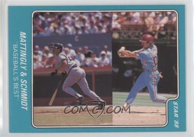 1988 Star Don Mattingly & Mike Schmidt Baseball's Best - Promo #DMMS - Don Mattingly, Mike Schmidt