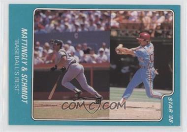 1988 Star Don Mattingly & Mike Schmidt Baseball's Best - Promo #DMMS - Don Mattingly, Mike Schmidt