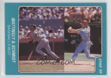 1988 Star Don Mattingly & Mike Schmidt Baseball's Best - Promo #DMMS - Don Mattingly, Mike Schmidt