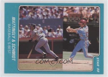 1988 Star Don Mattingly & Mike Schmidt Baseball's Best - Promo #DMMS - Don Mattingly, Mike Schmidt