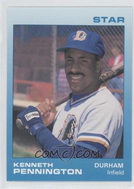 1988 Star Durham Bulls Blue - [Base] #16 - Ken Pennington