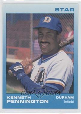 1988 Star Durham Bulls Blue - [Base] #16 - Ken Pennington