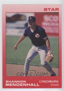 1988 Star Lynchburg Red Sox - [Base] #14 - Shannon Mendenhall