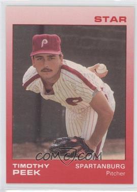 1988 Star Spartanburg Phillies - [Base] #15 - Timothy Peek