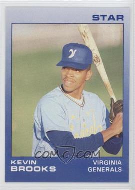 1988 Star Virginia Generals - [Base] #3 - Kevin Brooks