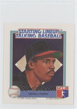 1988 Starting Lineup Talking Baseball - Atlanta Braves #16 - Gerald Perry