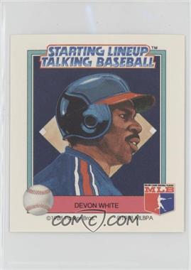 1988 Starting Lineup Talking Baseball - California Angels #21 - Devon White