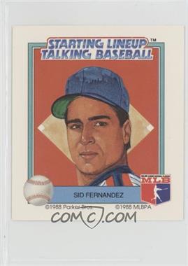 1988 Starting Lineup Talking Baseball - New York Mets #27 - Sid Fernandez [Noted]