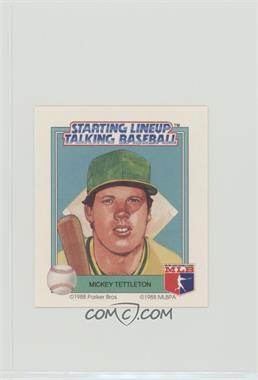 1988 Starting Lineup Talking Baseball - Oakland Athletics #12 - Mickey Tettleton