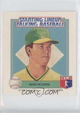 1988 Starting Lineup Talking Baseball - Oakland Athletics #13 - Mark McGwire
