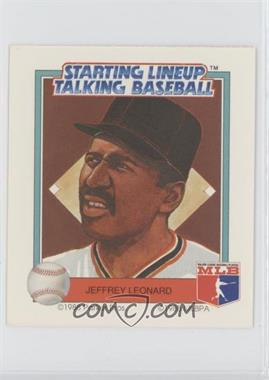 1988 Starting Lineup Talking Baseball - San Francisco Giants #17 - Jeffrey Leonard