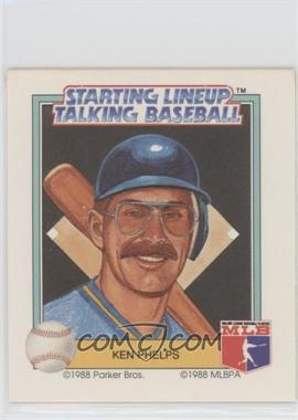1988 Starting Lineup Talking Baseball - Seattle Mariners #19 - Ken Phelps