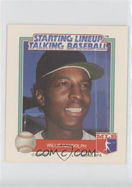 1988 Starting Lineup Talking Baseball All-Stars - Electronic Game American League #15 - Willie Randolph