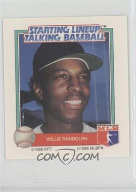 1988 Starting Lineup Talking Baseball All-Stars - Electronic Game American League #15 - Willie Randolph