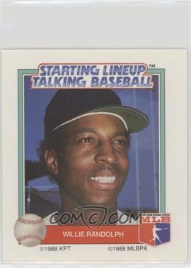 1988 Starting Lineup Talking Baseball All-Stars - Electronic Game American League #15 - Willie Randolph