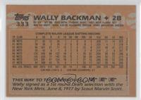 Wally Backman