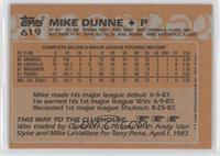Topps All-Star Rookie - Mike Dunne