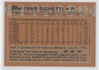 Dave Righetti