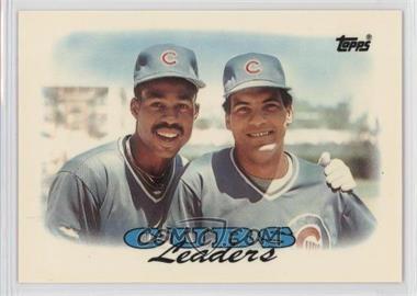 1988 Topps - [Base] - Collector's Edition (Tiffany) #171 - Team Leaders - Chicago Cubs