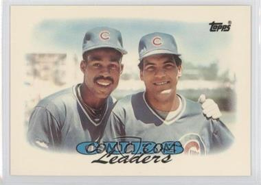 1988 Topps - [Base] - Collector's Edition (Tiffany) #171 - Team Leaders - Chicago Cubs