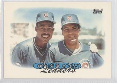 1988 Topps - [Base] - Collector's Edition (Tiffany) #171 - Team Leaders - Chicago Cubs