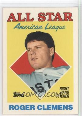 1988 Topps - [Base] - Collector's Edition (Tiffany) #394 - All Star - Roger Clemens