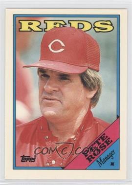 1988 Topps - [Base] - Collector's Edition (Tiffany) #475 - Team Checklist - Pete Rose