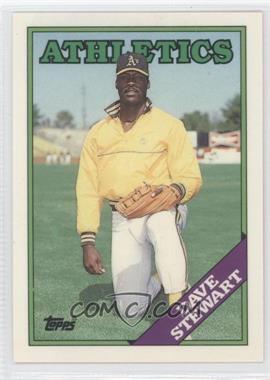 1988 Topps - [Base] - Collector's Edition (Tiffany) #476 - Dave Stewart