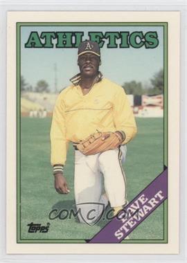 1988 Topps - [Base] - Collector's Edition (Tiffany) #476 - Dave Stewart