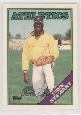 1988 Topps - [Base] - Collector's Edition (Tiffany) #476 - Dave Stewart