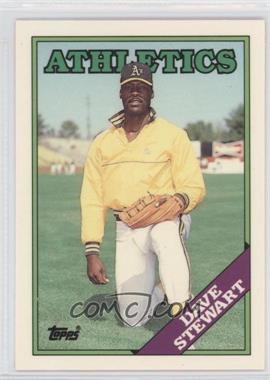 1988 Topps - [Base] - Collector's Edition (Tiffany) #476 - Dave Stewart