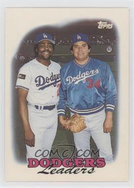 1988 Topps - [Base] - Collector's Edition (Tiffany) #489 - Team Leaders - Los Angeles Dodgers