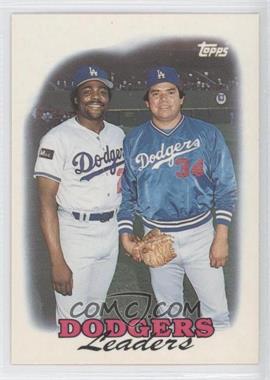 1988 Topps - [Base] - Collector's Edition (Tiffany) #489 - Team Leaders - Los Angeles Dodgers