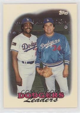 1988 Topps - [Base] - Collector's Edition (Tiffany) #489 - Team Leaders - Los Angeles Dodgers