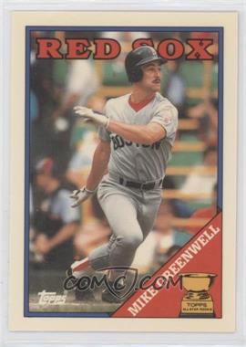 1988 Topps - [Base] - Collector's Edition (Tiffany) #493 - Topps All-Star Rookie - Mike Greenwell