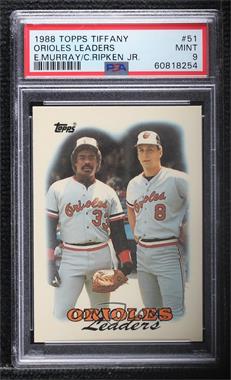 1988 Topps - [Base] - Collector's Edition (Tiffany) #51 - Team Leaders - Baltimore Orioles [PSA 9 MINT]
